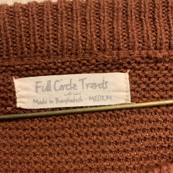 Stripped knitted sweater - Picture 3 of 5